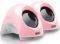 SWEEX NOTEBOOK SPEAKER SET BABY PINK