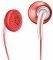 PHILIPS SHE3650 RED IN-EAR NECKSTRAP HEADPHONES