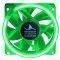 SHARKOON CCFL ROUND FAN GREEN 80MM