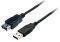 USB 2.0 CABLE A MALE-A FEMALE 3M BLACK