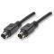 MANHATTAN S-VIDEO CABLE MALE TO MALE, 1.80M MANHATTAN S-VIDEO CABLE MALE TO MALE, 1.80M