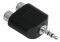 CONVERTERS APTER 3.5MM MALE PLUG STEREO 2 RCA...