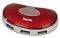 HAMA 78486 USB 2.0 HUB 1:4 RED BUS POWERED