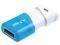 PNY USB STICK 8GB WHITE/BLUE COMPACT ATT3