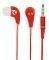 KONIG KNG-2030 OOZY EAR FUSION EARPHONES RED