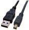 USB A TO USB MINI B 4PIN CABLE 1.8M