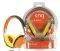 KONIG KNG-5120 BULLDOZR CHAOS CONSTRUCTOR HEADPHONES ORANGE