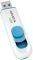 ADATA 8GB C008 CLASSIC SERIES FLASH DRIVE WHI...
