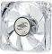 DEEPCOOL XFAN 80L/G 80MM TRANSPARENT FAN WITH GREEN LED