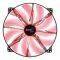 AEROCOOL SILENT MASTER RED LED FAN 200MM