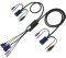ATEN CS52A 2-PORT HYBRID KVM SWITCH WITH AUDI...