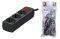 SAS 100-11-116 COLOURLINE 3-SOCKET POWER STRI...