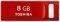 TOSHIBA SURUGA 8GB USB2.0 FLASH DRIVE RED