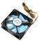 SILVERSTONE SUSCOOL 81 80MM SKY BLUE BLADE FAN BLACK