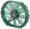 BITFENIX SPECTRE PRO 230MM FAN GREEN LED - BLACK