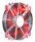 COOLERMASTER R4-LUS-07AR-GP MEGAFLOW 200MM RED LED SILENT FAN