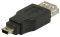 VALUELINE VLCP60902B USB A FEMALE - USB MINI ...