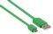 VALUELINE VLMP60410G1.00 A MALE - MICRO B MALE USB2.0 ADAPTER CABLE 1M GREEN