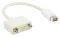 VALUELINE VLMP32550W0.20 MINI DVI TO DVI-D M/F ADAPTER 0.20M WHITE