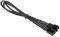 NZXT 3-PIN EXTENSION 60CM BLACK HSG - SLEEVED...