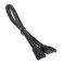NZXT SATA EXTENSION 30CM BLACK HSG - SLEEVED ...
