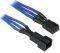 BITFENIX 3-PIN EXTENSION 30CM - SLEEVED BLUE/...