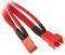 BITFENIX 3-PIN EXTENSION 30CM - SLEEVED RED/R...