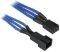 BITFENIX 3-PIN EXTENSION 60CM - SLEEVED BLUE/BLACK