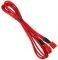 BITFENIX 3-PIN EXTENSION 60CM - SLEEVED RED/R...
