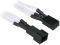 BITFENIX 3-PIN EXTENSION 60CM - SLEEVED WHITE...