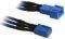 BITFENIX 3-PIN EXTENSION 90CM - SLEEVED BLUE/...