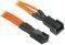 BITFENIX 3-PIN EXTENSION 90CM - SLEEVED ORANG...