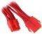 BITFENIX 8-PIN EPS12V EXTENSION 45CM - SLEEVED RED/RED