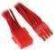 BITFENIX 8-PIN PCIE EXTENSION 45CM - SLEEVED RED/RED