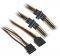 BITFENIX MOLEX TO 3X MOLEX ADAPTER 55CM - SLE...