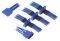 BITFENIX MOLEX TO 4X SATA ADAPTER 20CM - SLEE...