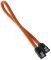 BITFENIX SATA 3 KABEL 30CM - SLEEVED ORANGE/B...