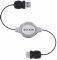 BELKIN F3U134CP1MRTC RETRACTABLE USB2.0 EXTENSION CABLE 1M