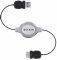 BELKIN F3U134CP1MRTC RETRACTABLE USB2.0 EXTEN...