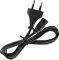 EAXUS 40350 2-PIN EURO POWER CABLE BLACK 1.2M