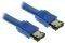 INLINE ESATA II EXTERNAL CONNECTION CABLE 0.5M BLUE