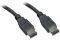 INLINE FIREWIRE IEEE1394A CABLE 6-PIN 1M