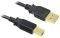 INLINE USB2.0 CABLE A TO B GOLD PLATED 1M BLACK