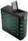 BITFENIX COLOSSUS VENOM RED/GREEN LED BLACK