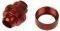 BITSPOWER CONNECTOR 1/4 INCH TO 19/13MM ROTATING BLOOD RED
