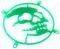 BITSPOWER 80MM UV-FAN GRID SKULL ULTRA GREEN