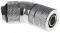 BITSPOWER CONNECTOR 45 DEGREE 1/4 INCH TO 10/...