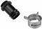 KOOLANCE FITTING SINGLE, BLACK BARB FOR ID 13...