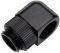 KOOLANCE FITTING SINGLE, BLACK SWIVELING ELBO...