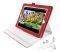 TRUST 19107 PREMIUM FOLIO STAND & IN-EAR HEADPHONE FOR IPAD RED/WHITE